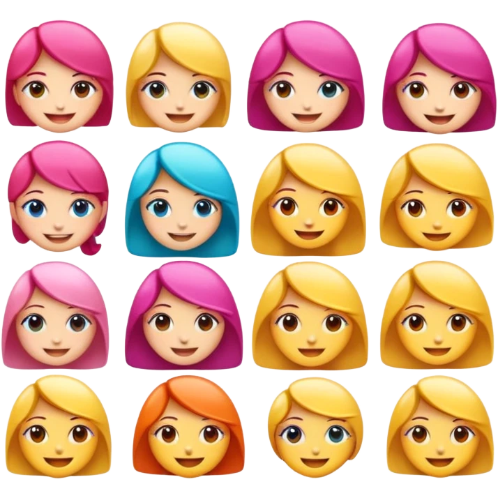 Girly emojis emoji