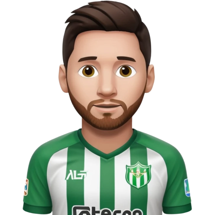 Messi con la camisa de atlético nacional emoji