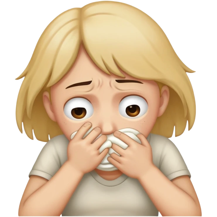 Emoji d’un gros qui essaye de vomir emoji
