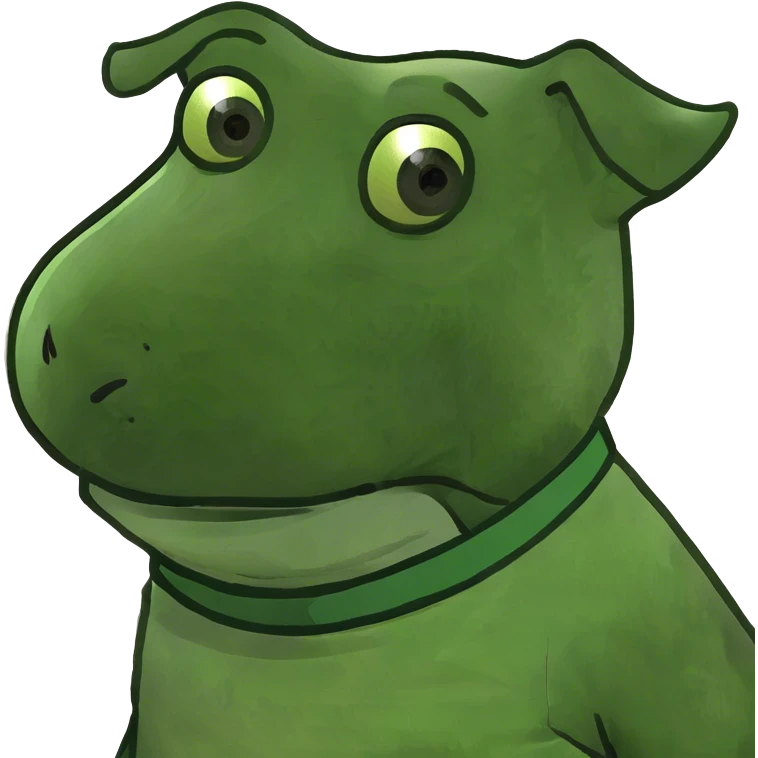 Dog wearing a dog on a dog  emoji