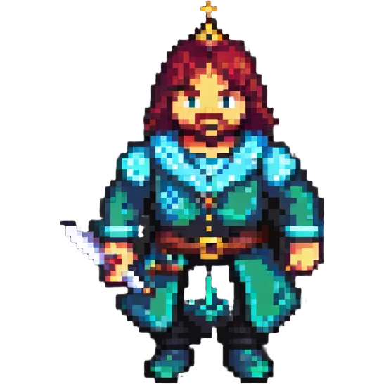 illustration of the pasha technique in pixel art style emoji