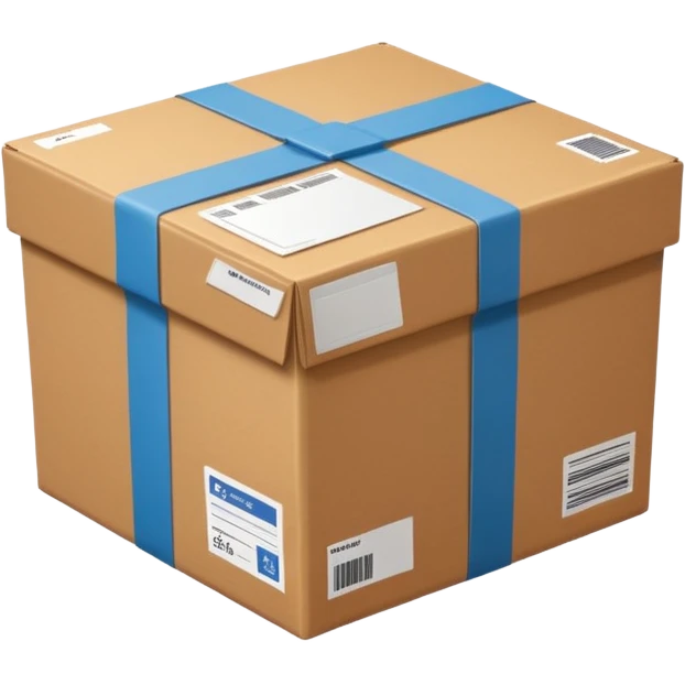 parcel box in postal service  emoji