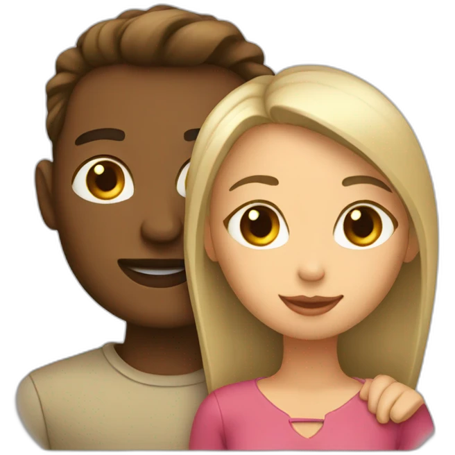 Women and man in love emoji