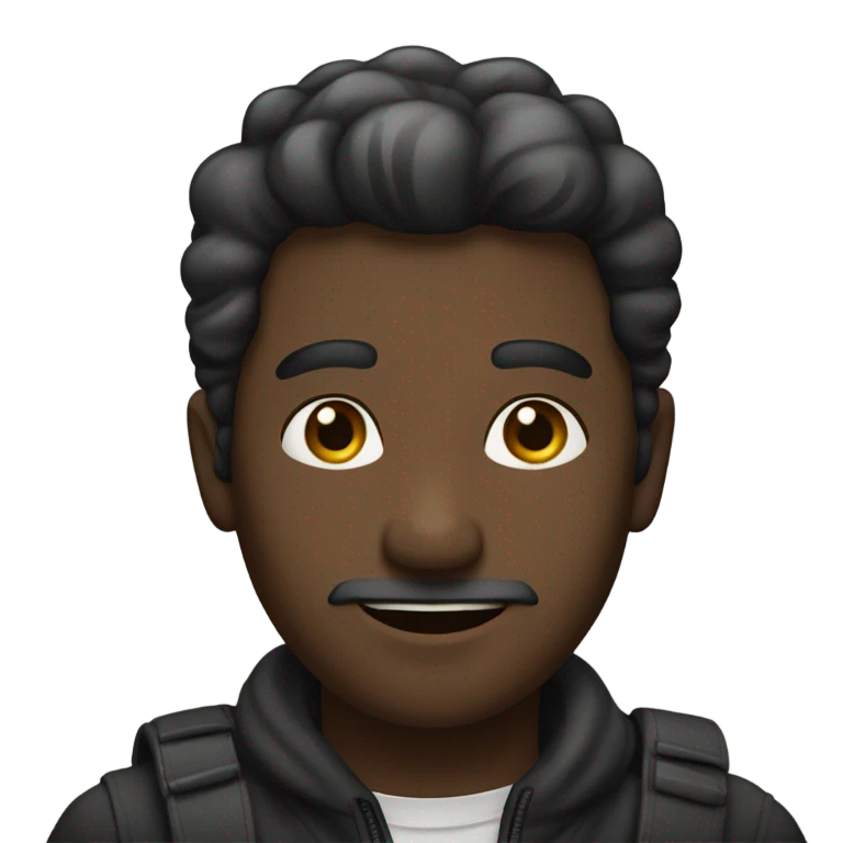 hombre negro gay emoji