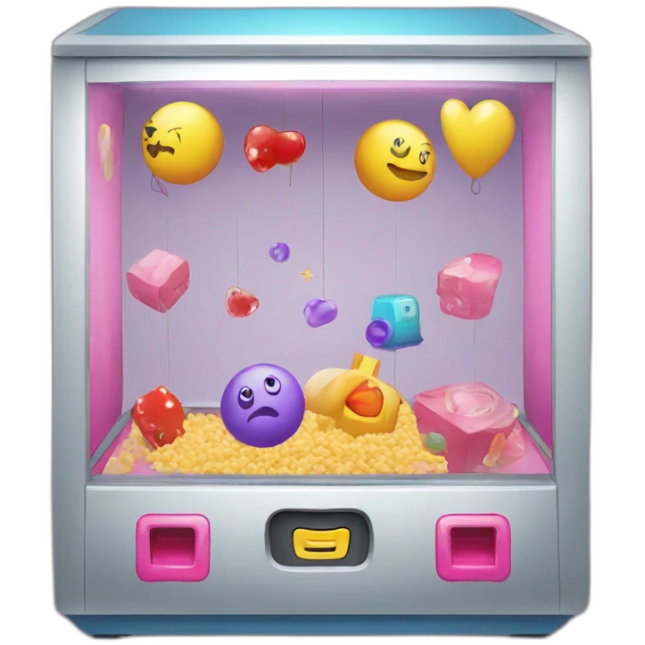 Skill crane machine game emoji