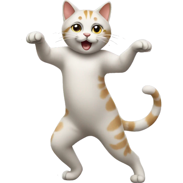 Cat dancing  emoji