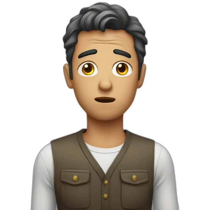 confused man emoji