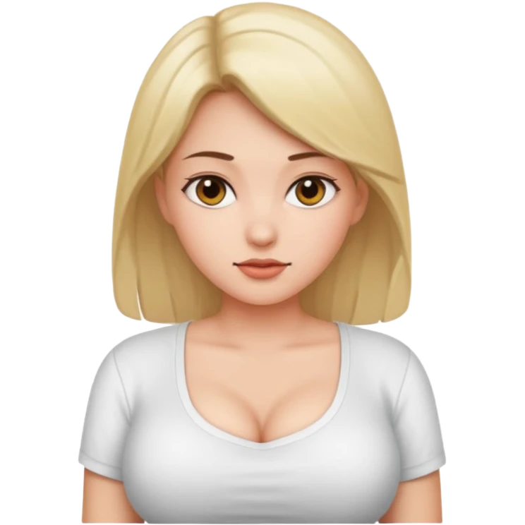 girl with big naked boobs emoji