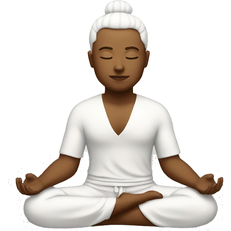 meditate emoji