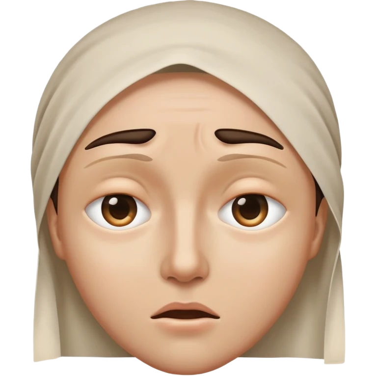 one eye covered other open emoji