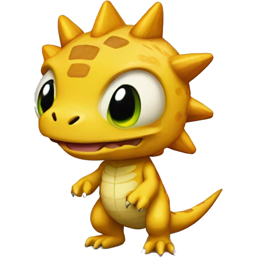 agumon saludando emoji
