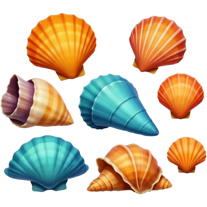 Sea shells emoji