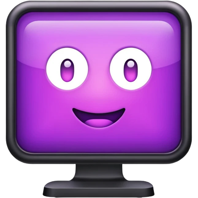 purple wide network monitor emoji