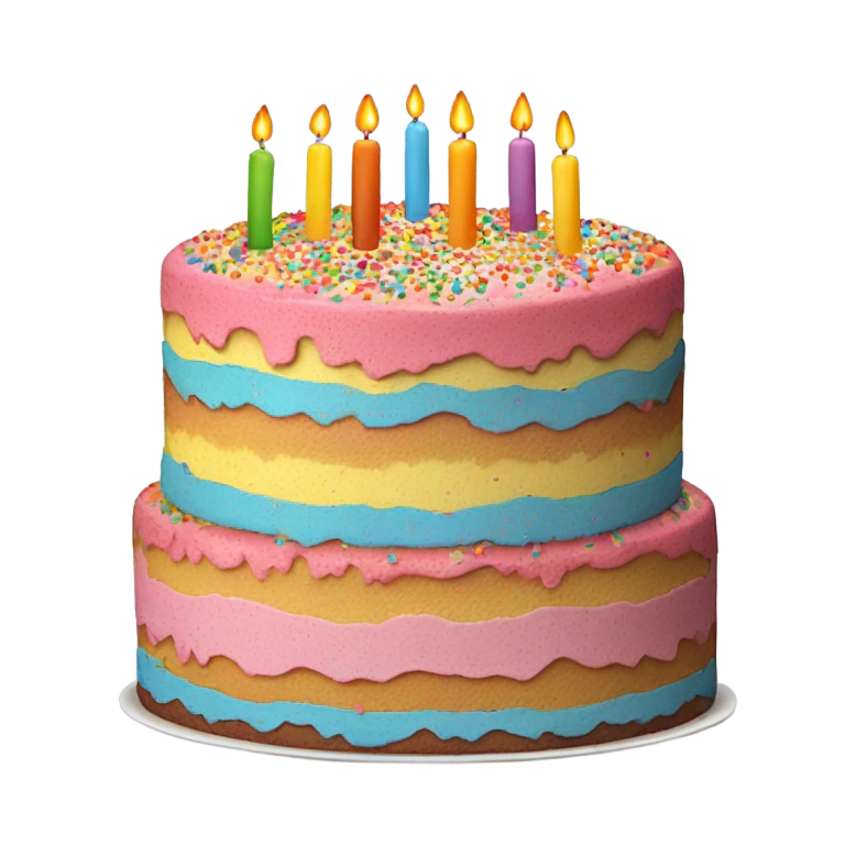 Birthday cake emoji