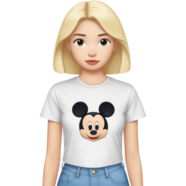 Grey ultra realistic, GANNI
x Disney graphic T-shirt emoji