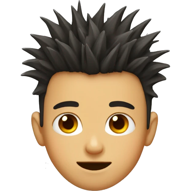 Boy with spiky hair emoji