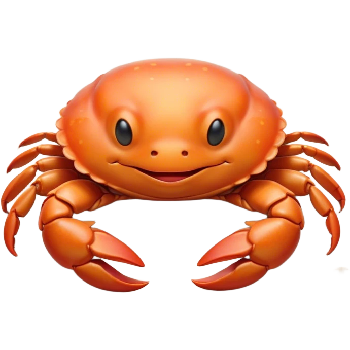 Meme-Worthy Cute Sleeping Baby Crab Portrait Emoji, Head and body resting peacefully with a contented smile, showcasing a petite, delicately armored form and eyes gently closed in serene slumber, Simplified yet adorably endearing features, highly detailed, glowing with a soft, drowsy coastal light, high shine, relaxed and utterly lovable, stylized with an air of playful laziness, soft glowing outline, capturing the essence of a sleeping baby crab that feels destined to become the next viral icon of adorable rest! emoji