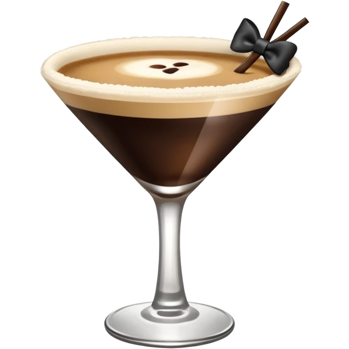 espresso martini Black Bow emoji