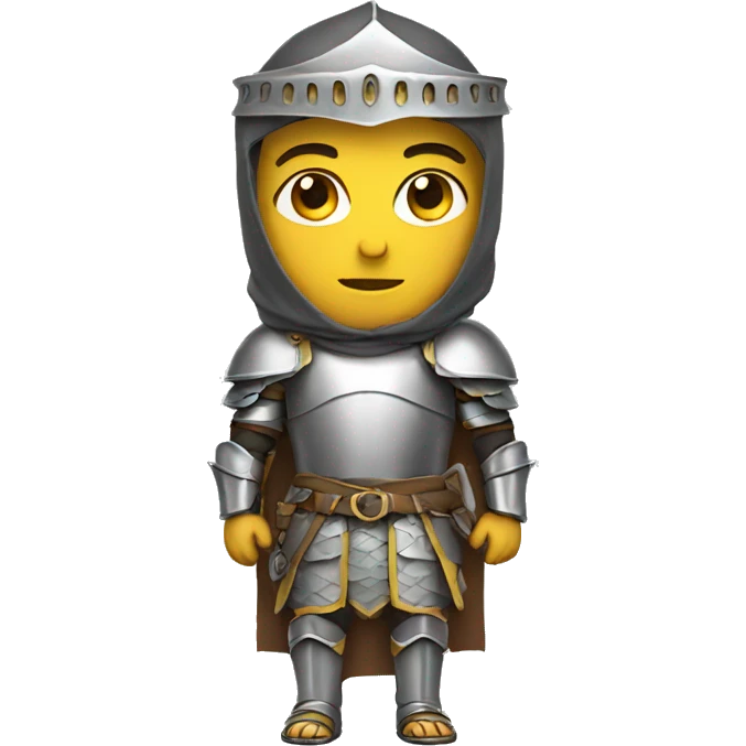 Arabic person with armor emoji