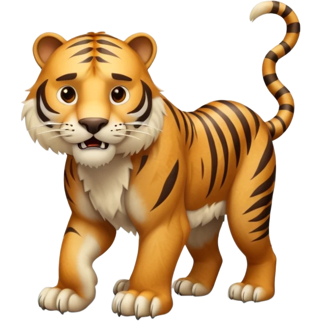 a Saber-toothed tiger Ice Age emoji