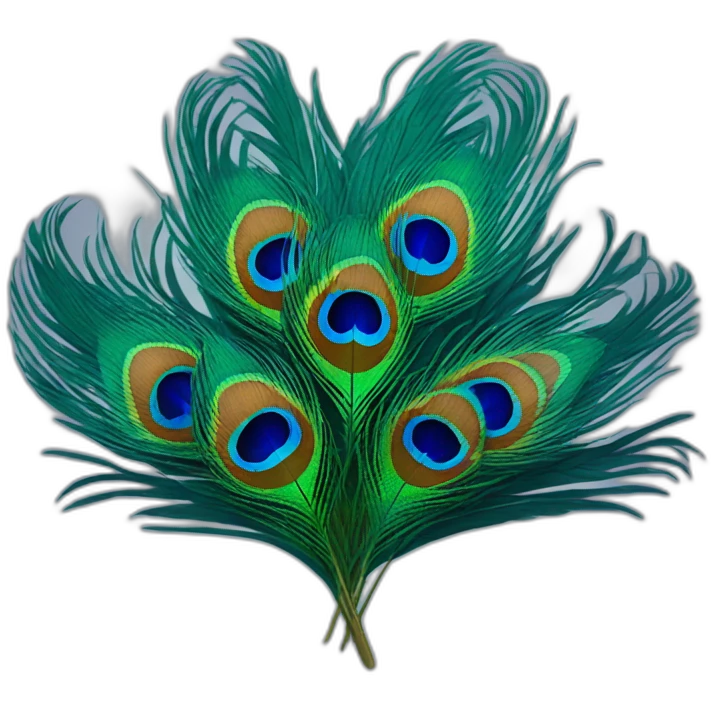 peacock feather emoji
