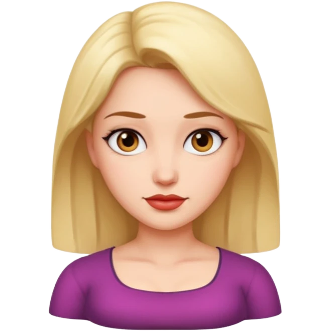 cartoon woman with big bust emoji