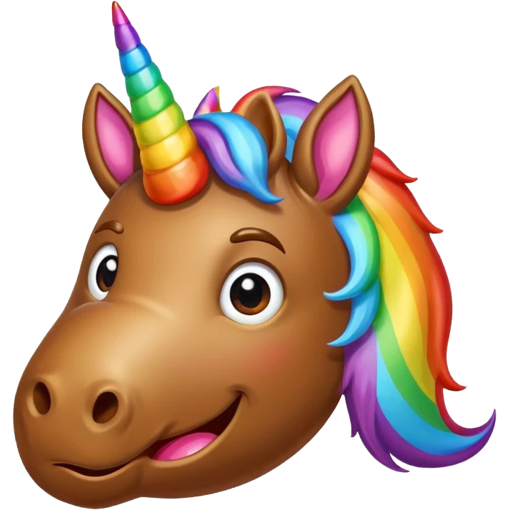Poop unicorn  emoji