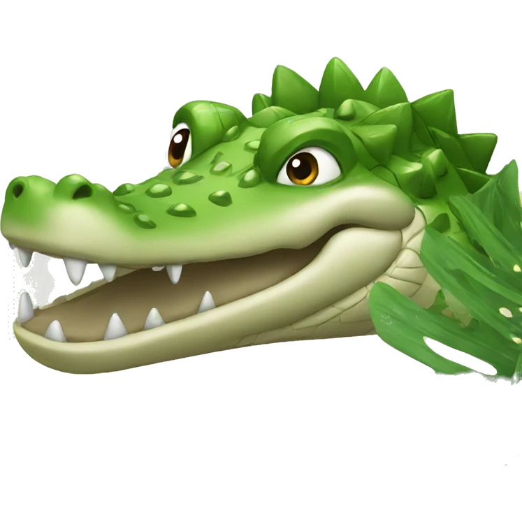 crocodile holiday emoji
