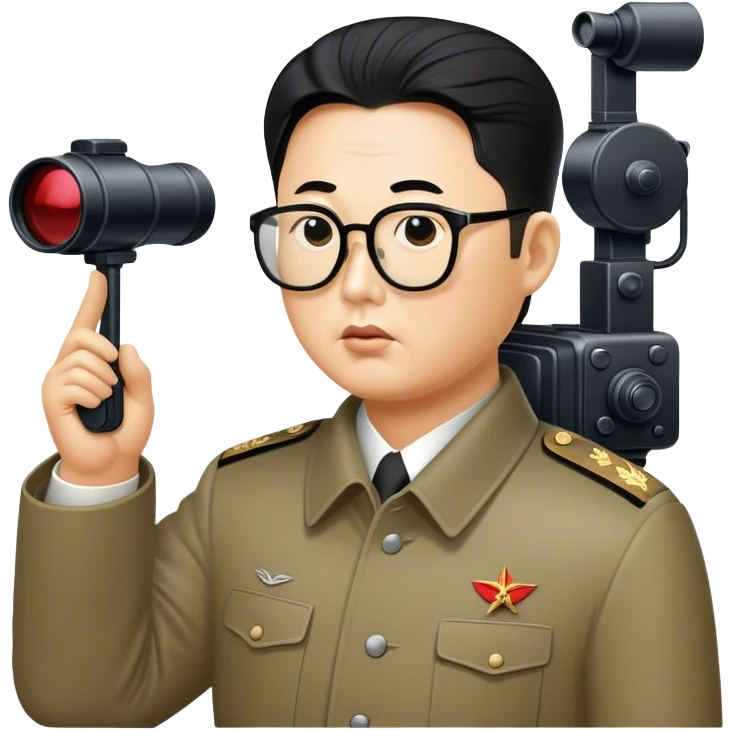 Dear leader Kim Jung Il directs you in his movie emoji
