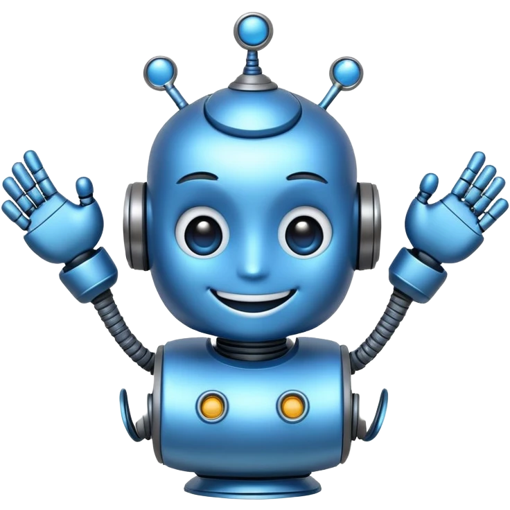 create a emoji which is the combination of the genie and the robot. emoji