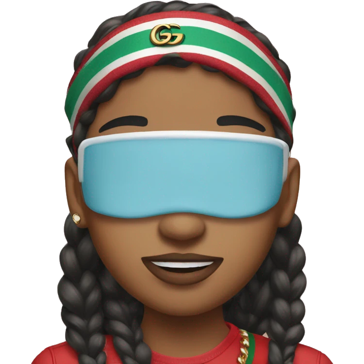 😋 with Gucci headband emoji