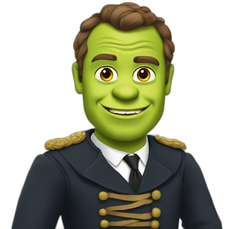 Macron Shrek emoji