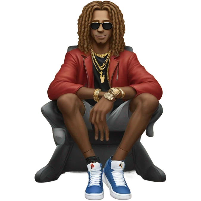 King Von with Jordan’s  emoji