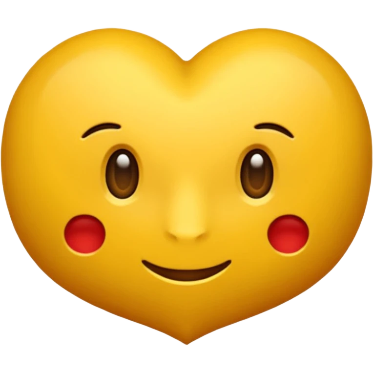 Красное сердечко с буквой А внутри emoji