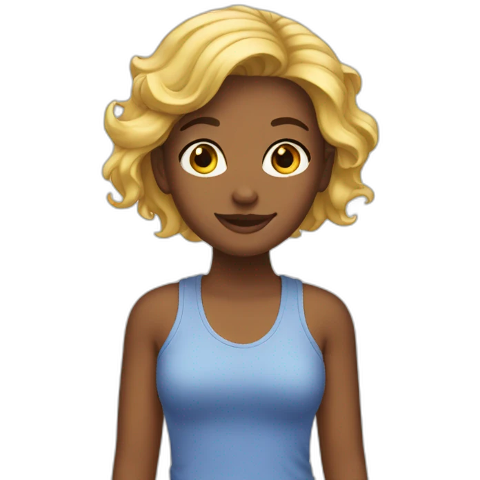 Girl from everything summer  emoji