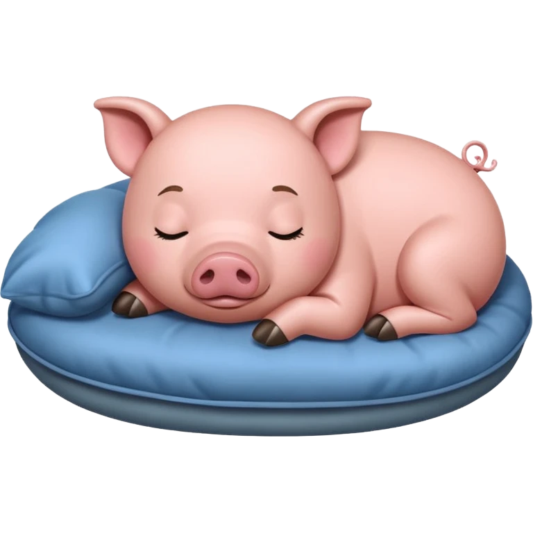 pig sleep emoji