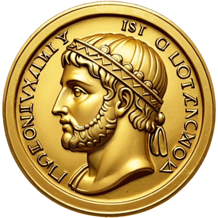 roman gold coin emoji