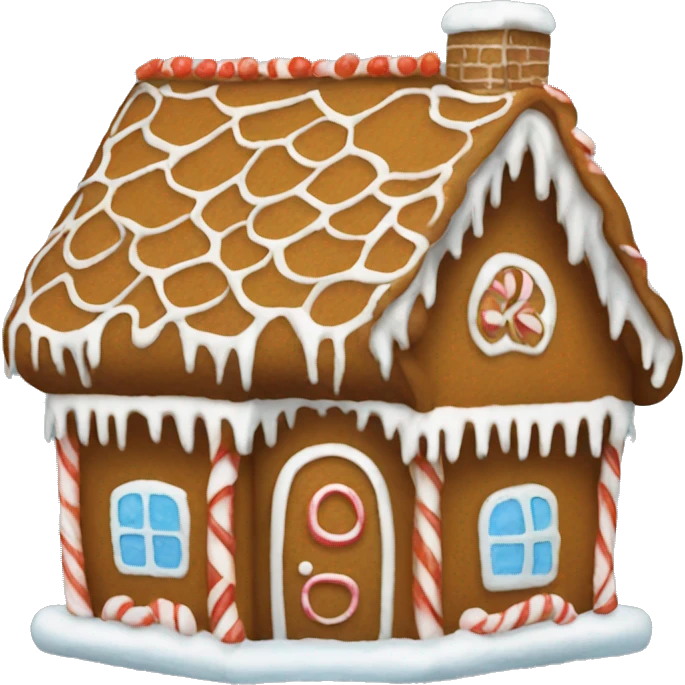 gingerbread house emoji