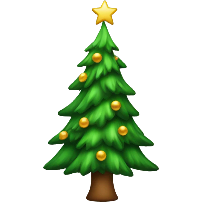 Christmas tree emoji