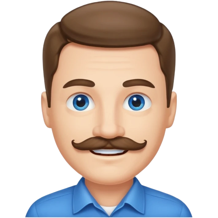 white man mustache emoji