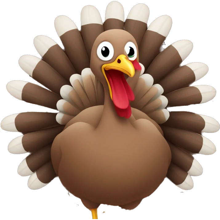 Turkey in the wild emoji