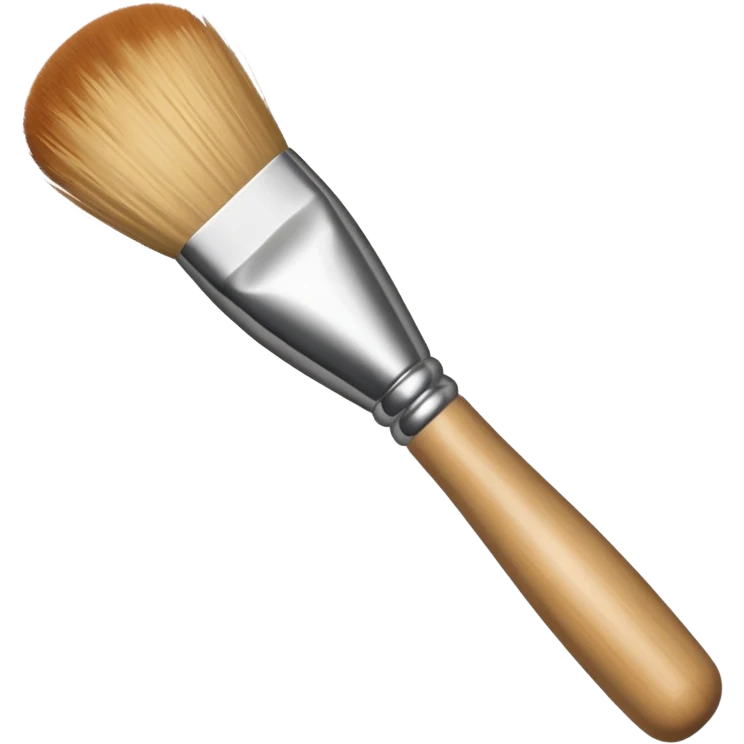 one makeup brush emoji