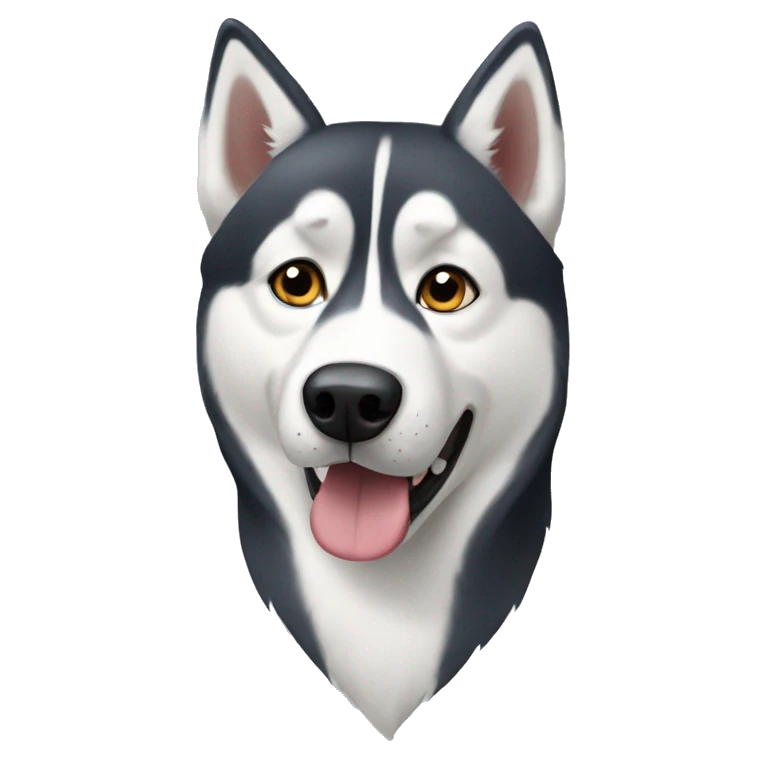 Siberian husky emoji