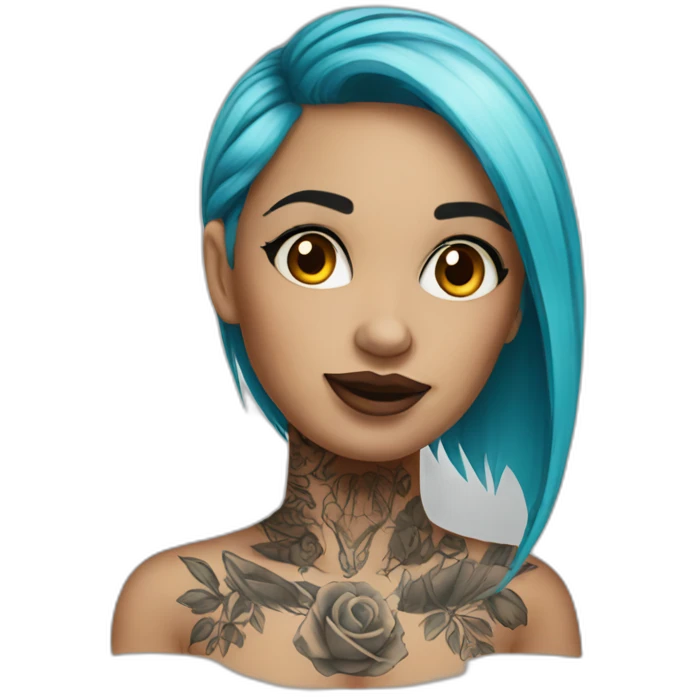 tattoo artist girl emoji
