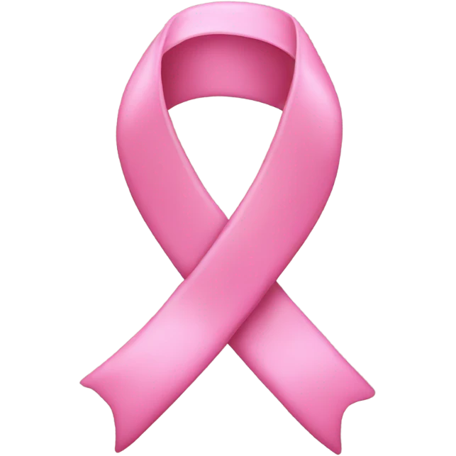 Pink ribbon emoji