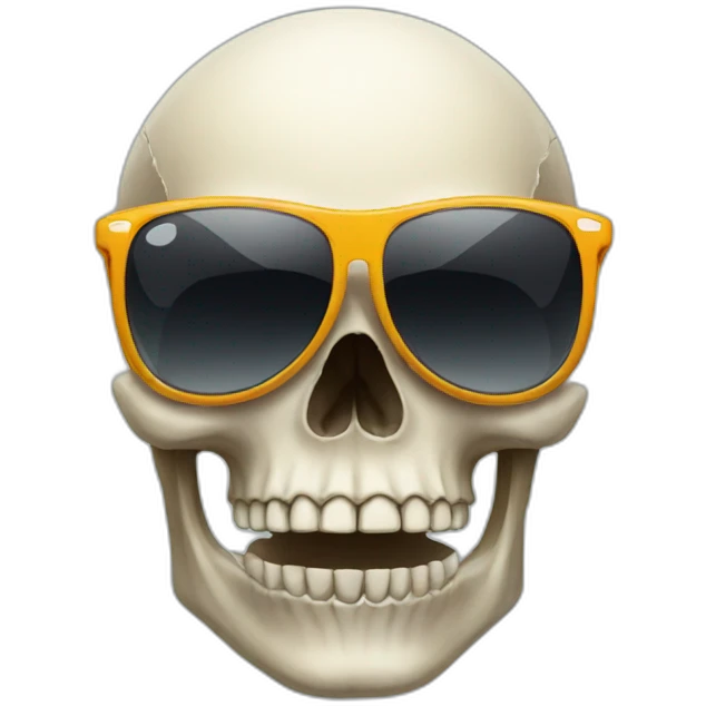 skull with sunglasses emoji