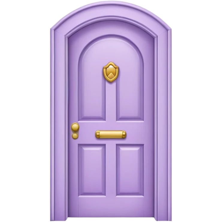 lilac plain door emoji