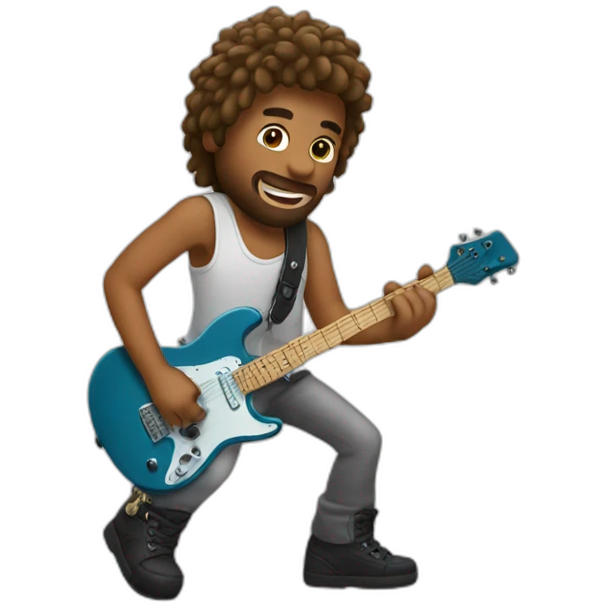 a rockstar emoji