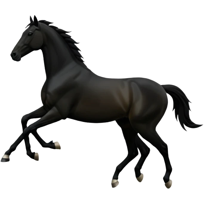 gallop silhouette emoji