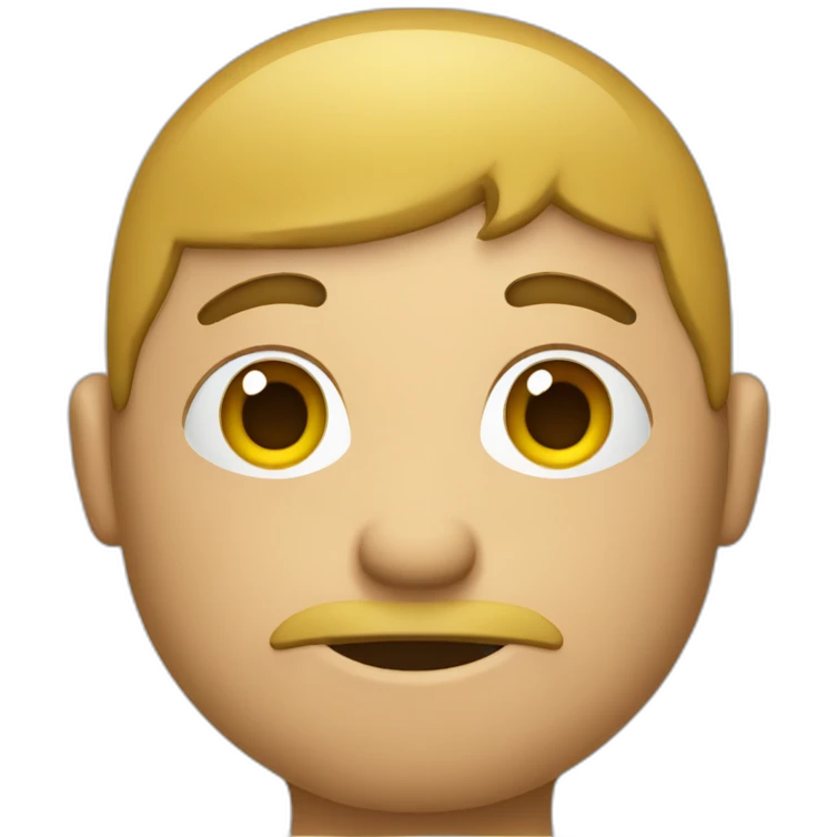 man with coover with question mark face emoji